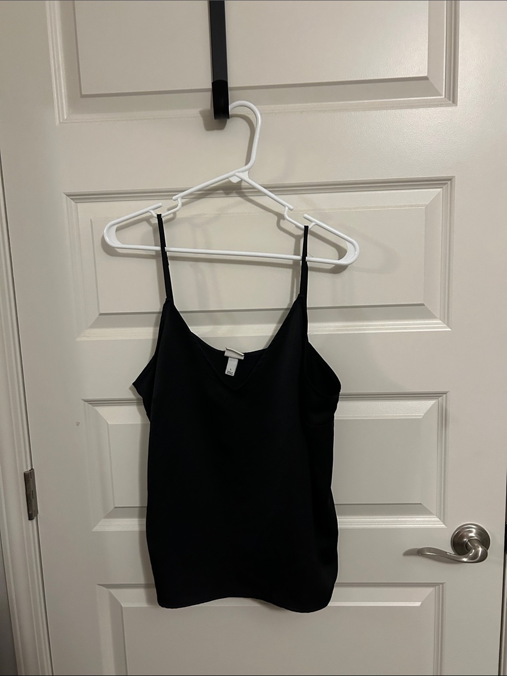 a new day Black Spaghetti Strap Tank Top